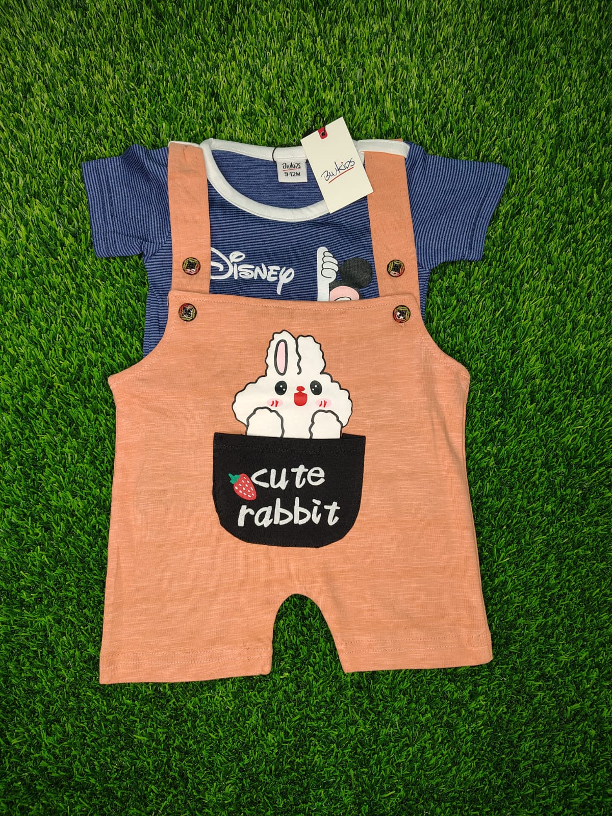 Baby Romper - Light Orange Color Baby Romper - Light Orange Color